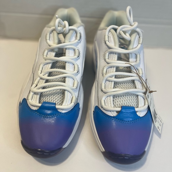 Reebok Men's Question Low Basketball Shoes GV7629 Radiant Aqua/Hyper Purple Sz12 - Picture 11 of 13